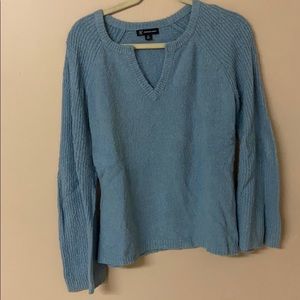 VNeck Flare Sleeve Sweater